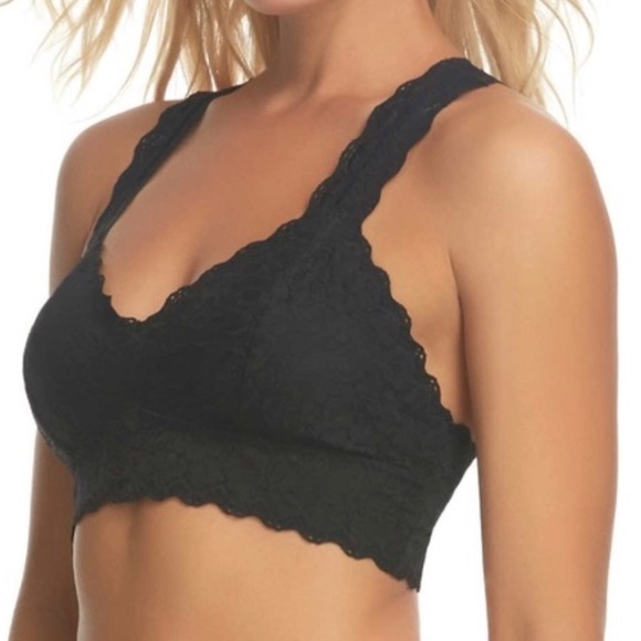 New Designer Lace Racerback Bralette - Picture 2 of 5